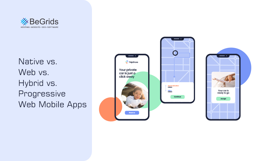 Native vs. Web vs. Hybrid vs. Progressive Web Mobile Apps