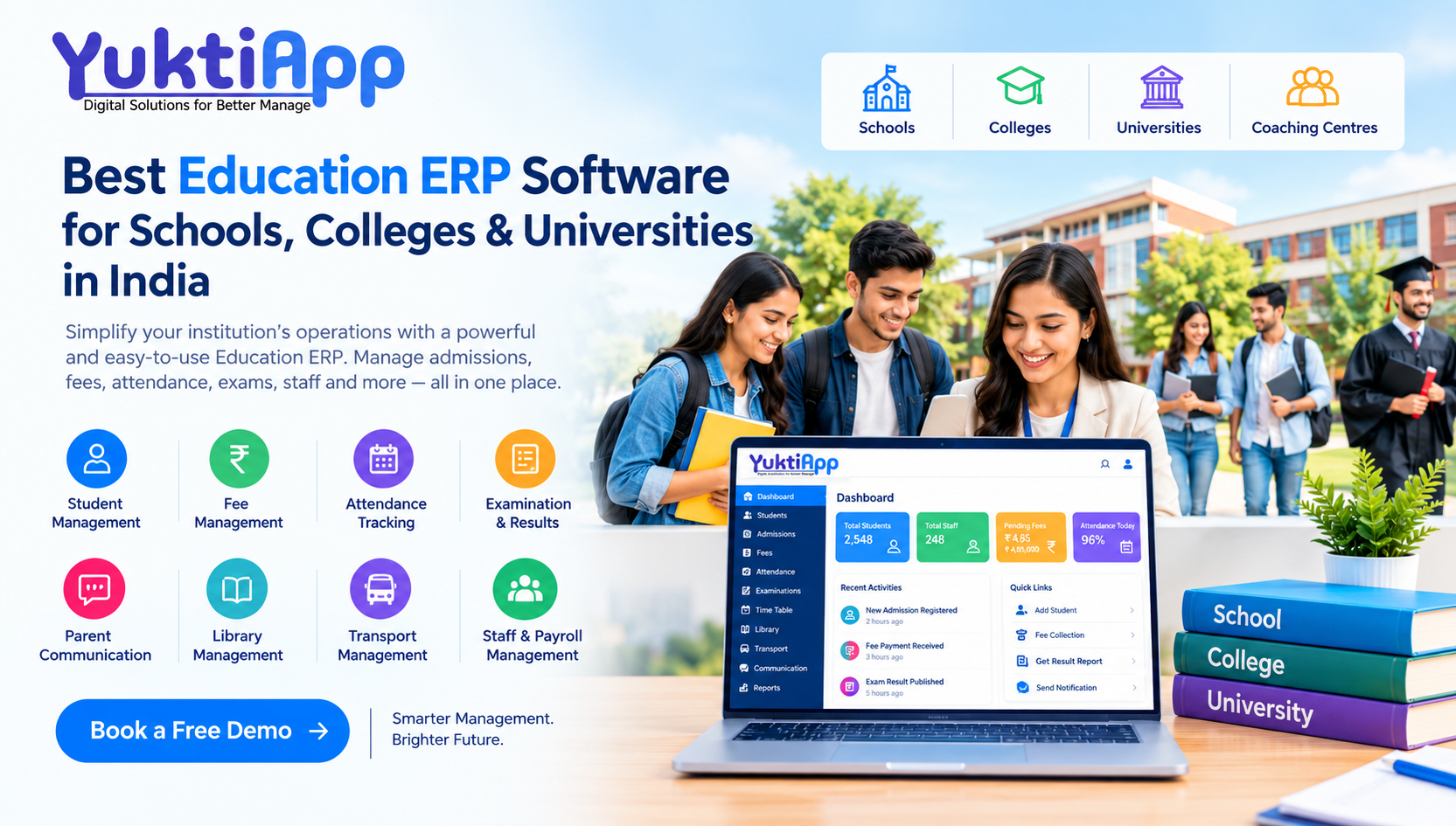 Best Education ERP Software for Schools, Colleges & Universities in India