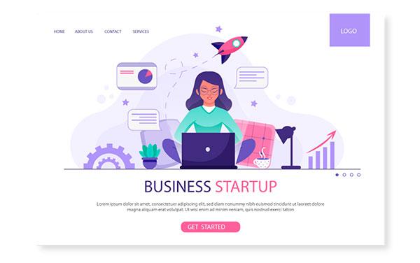 Landing Page design